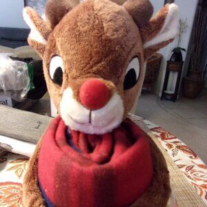 New  Rudolph plush  Throw blanket
